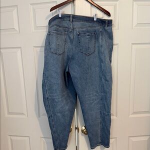 Casual Blue Boyfriend Jeans